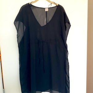 Black Sheer Swim Cover up
